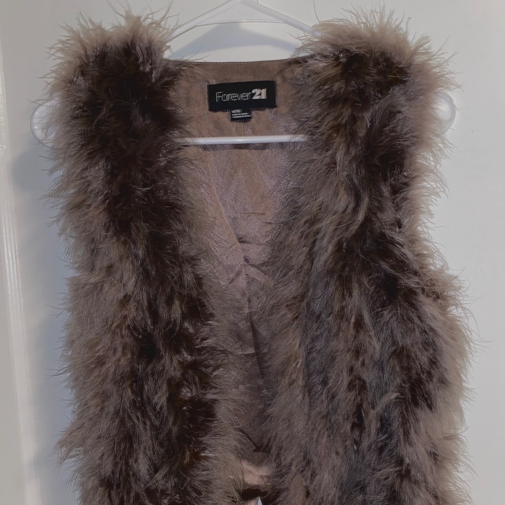 Forever 21 fur vest